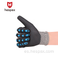 Hespax Nitrile Gloves TPr de trabajo de goma industrial